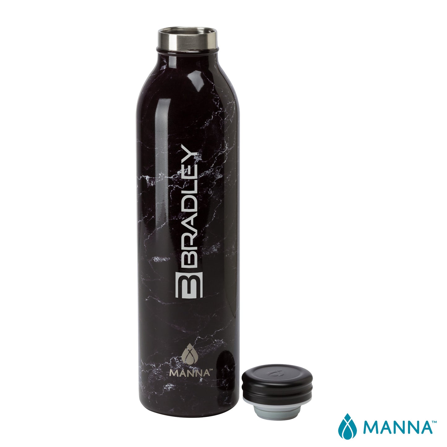 Manna™ 20 oz. Retro Stainless Steel Water Bottle