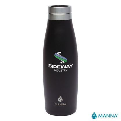 Manna™ 18 oz. Oasis Stainless Steel Water Bottle w/ Marble Lid