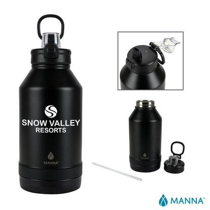 Manna™ Push 64 oz. Double Wall Stainless Steel Jug