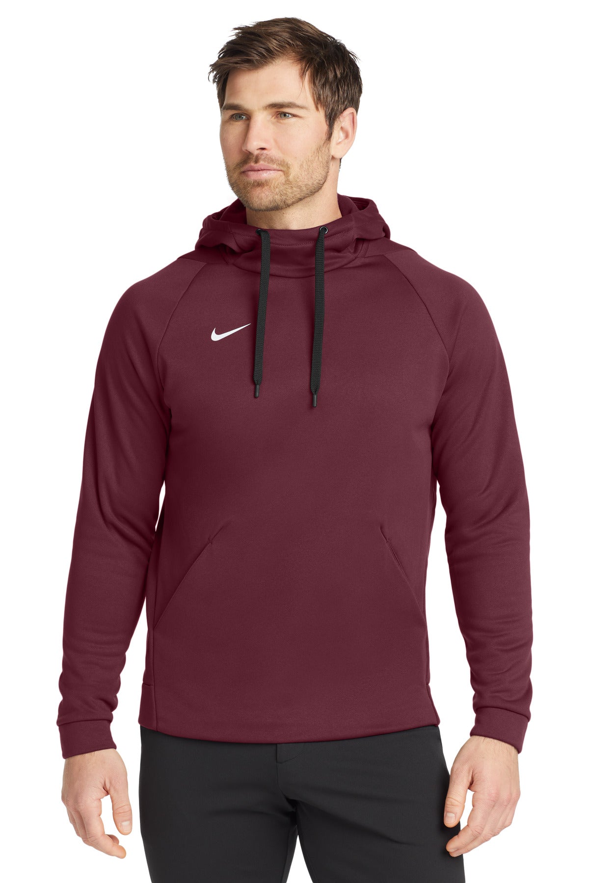 SanMar CN9473_teamdarkmaroon_model_front.jpg