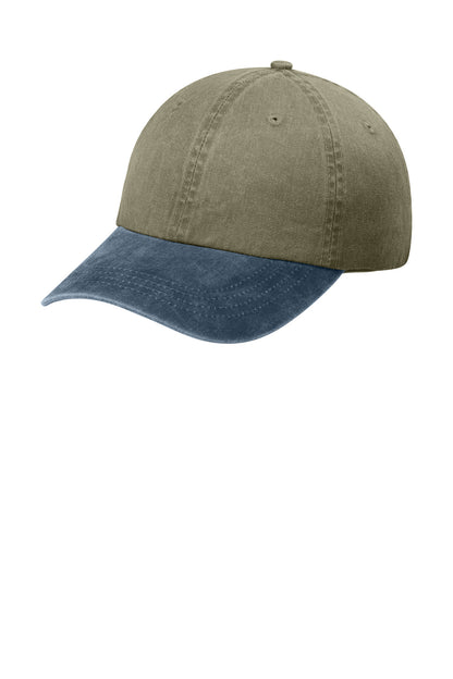 SanMar CP83_khakinavy_hat_left.jpg