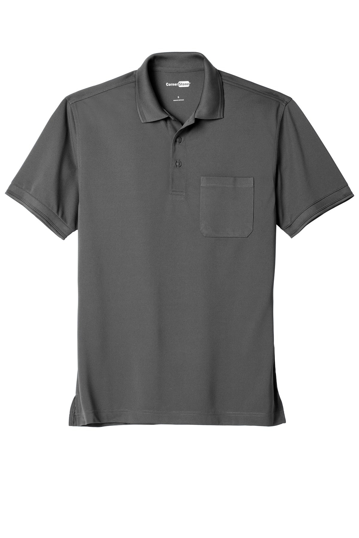 CornerStone Industrial Snag-Proof Pique Pocket Polo. CS4020P