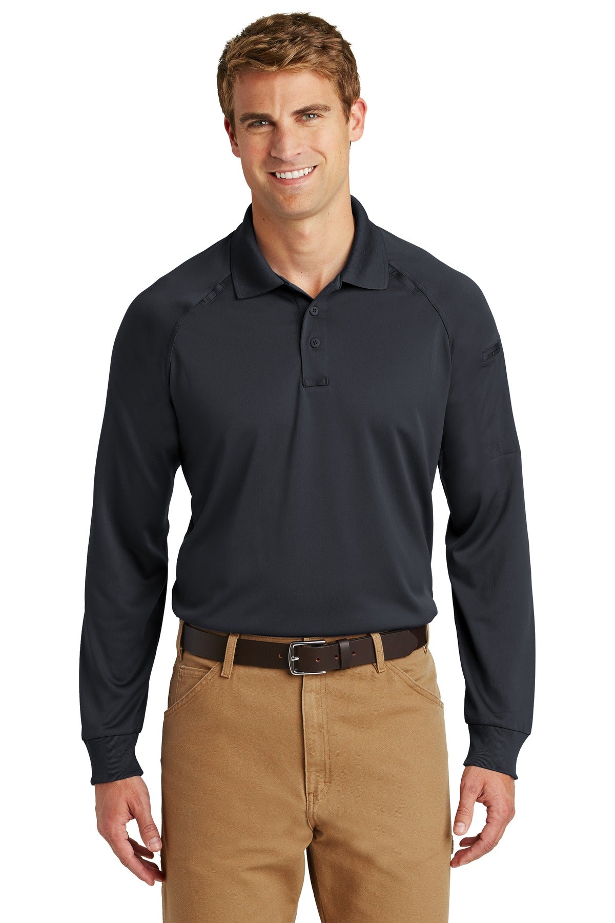 SanMar CS410LS_charcoal_model_front_082018.jpg