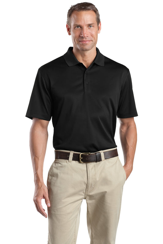 Front View of Black CornerStone - Select Snag-Proof Polo. CS412  - XS