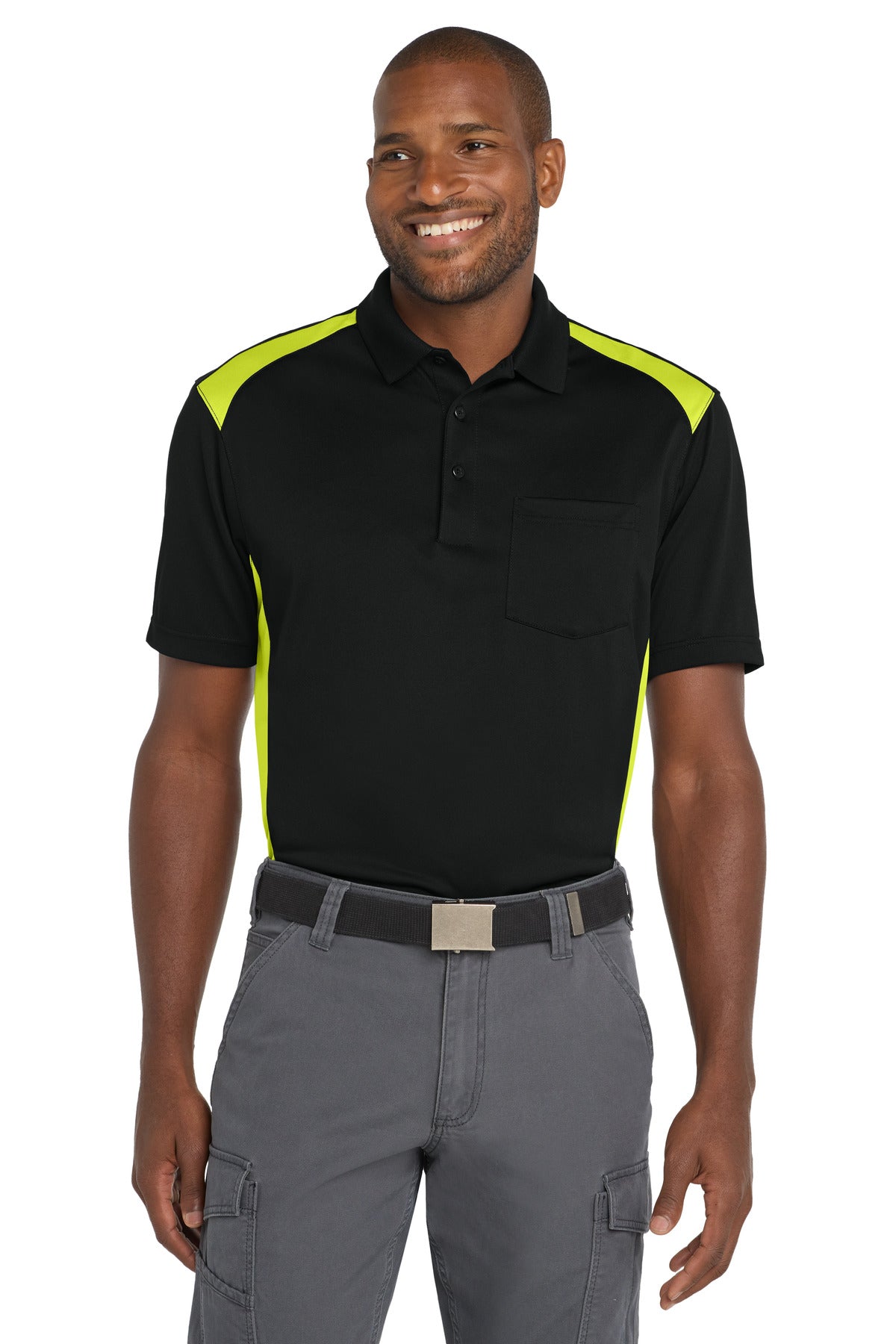 SanMar CS416_blackshockgreen_model_front.jpg