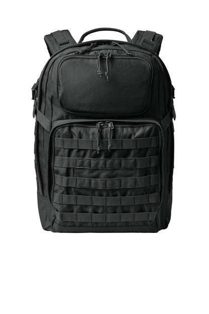 Front View of Black CornerStone Large Tactical Backpack CSB206