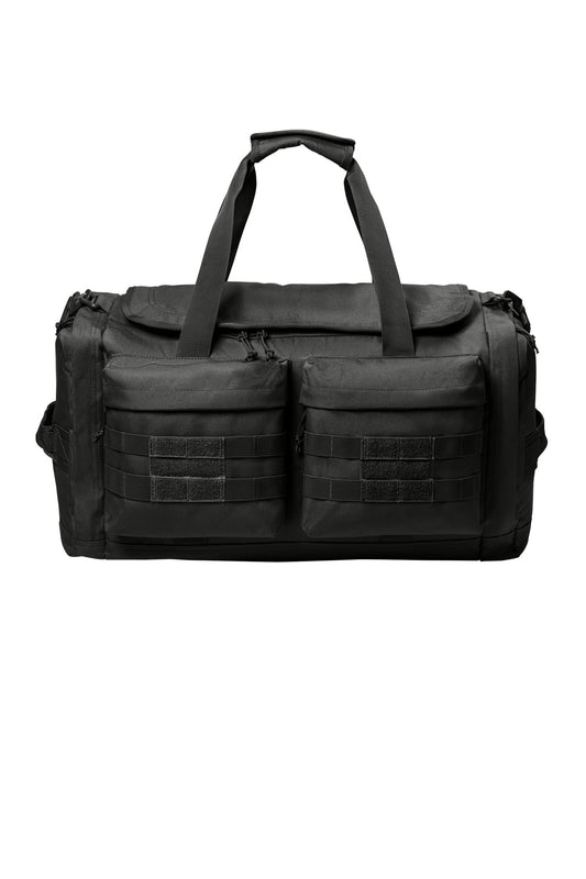 Front View of Black CornerStone Tactical Duffel CSB815