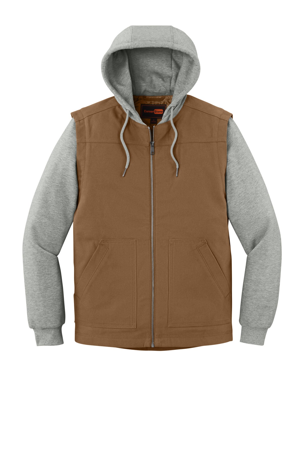 SanMar CSJ42_duckbrownheathergrey_flat_front.jpg?v=1762289413