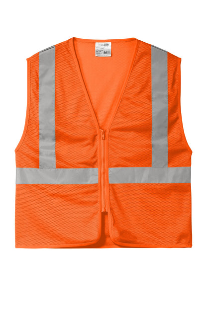CornerStone ANSI 107 Class 2 Economy Mesh Zippered Vest. CSV101