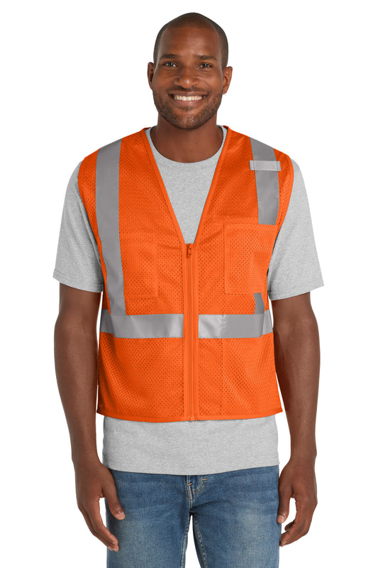 SanMar CSV102_safetyorange_model_front.jpg