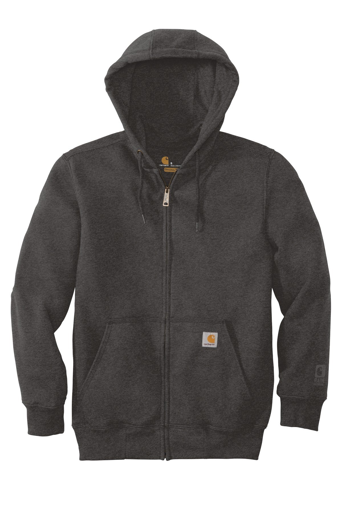 Carhartt Rain Defender Paxton Heavyweight Hooded Zip-Front Sweatshirt. CT100614