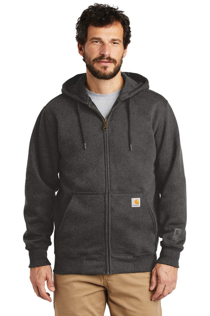 Carhartt Rain Defender Paxton Heavyweight Hooded Zip-Front Sweatshirt. CT100614