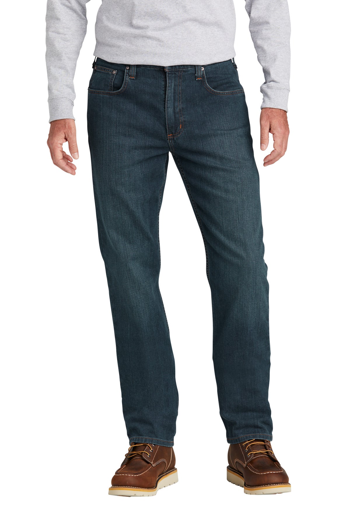 Front View of Superior Carhartt Rugged Flex 5-Pocket Jean CT102804  - 4030