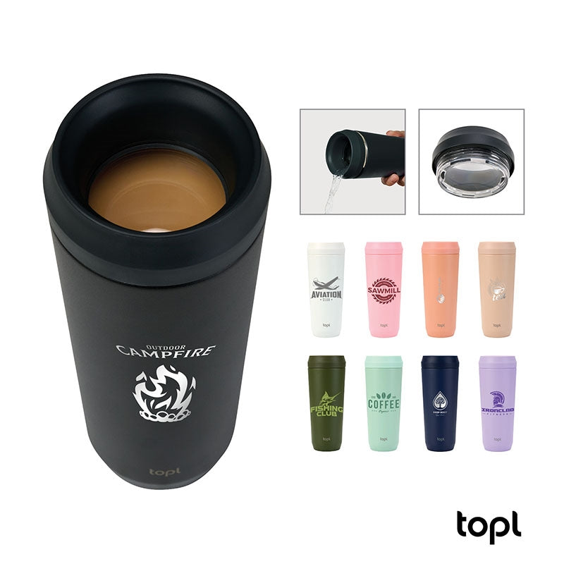 N/A TOPL® 20 oz. Double Wall, Recycled Stainless Steel 360° Tumbler