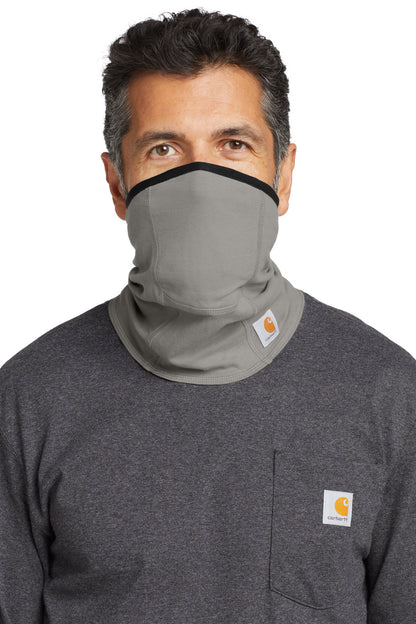 Front View of Asphalt Carhartt Cotton Blend Filter Pocket Gaiter CT105086
