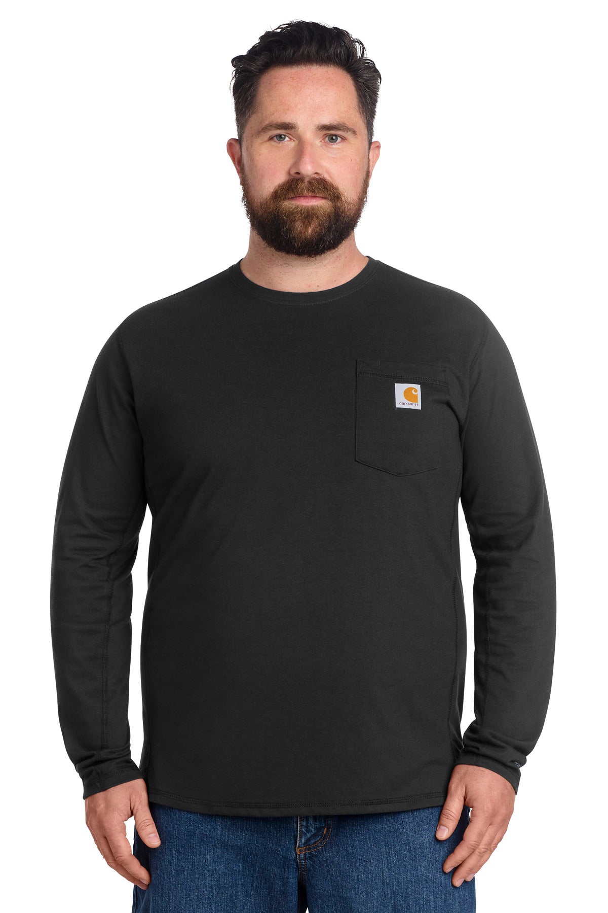 SanMar CT106656_black_model_front.jpg