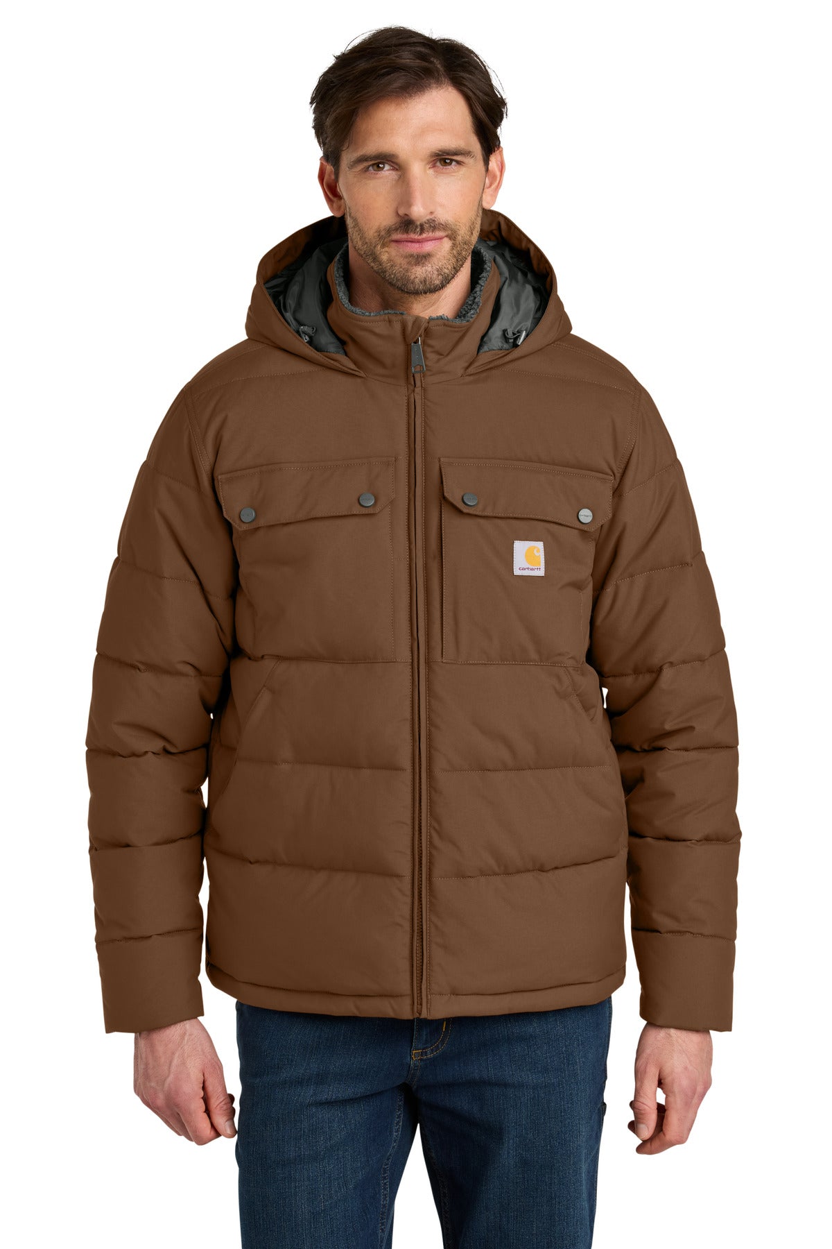 SanMar CT107082_redduckbrown_model_front.jpg