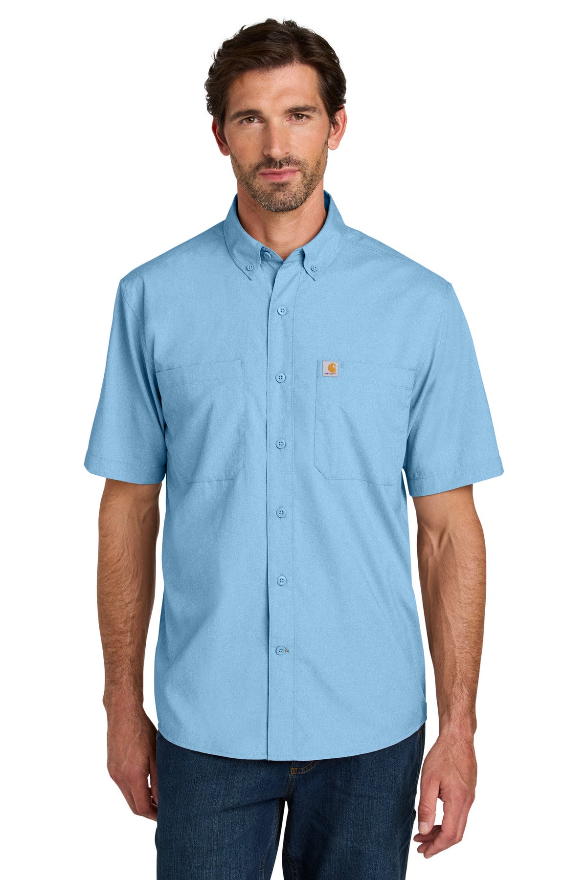 SanMar CT107107_freshwaterblue_model_front.jpg
