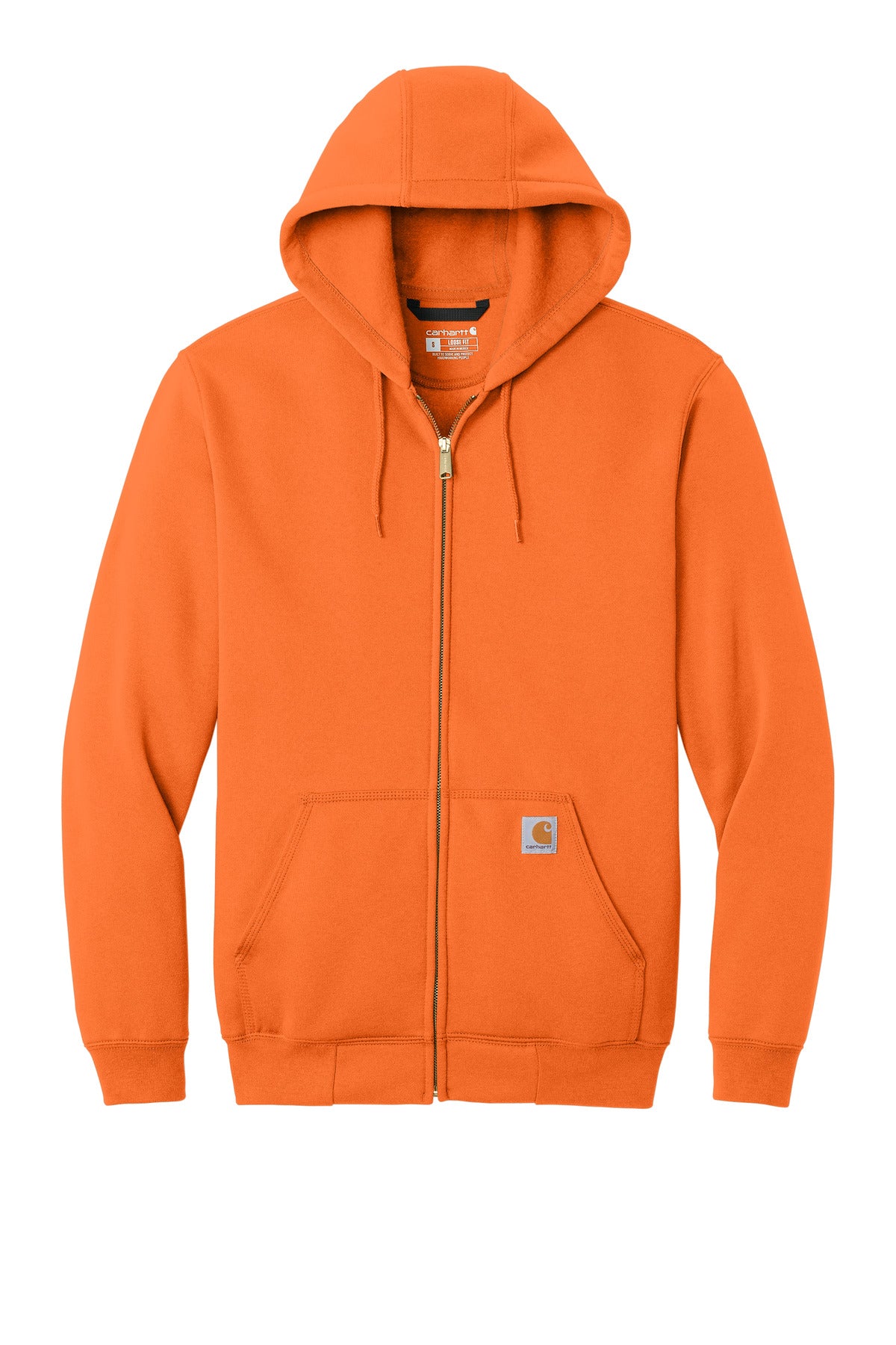 Carhartt Midweight Hooded Zip-Front Sweatshirt. CTK122