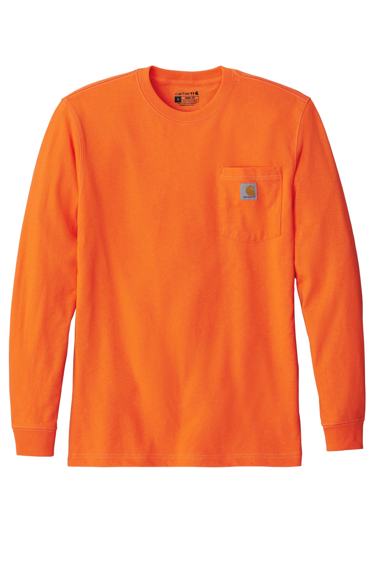 Carhartt Workwear Pocket Long Sleeve T-Shirt. CTK126