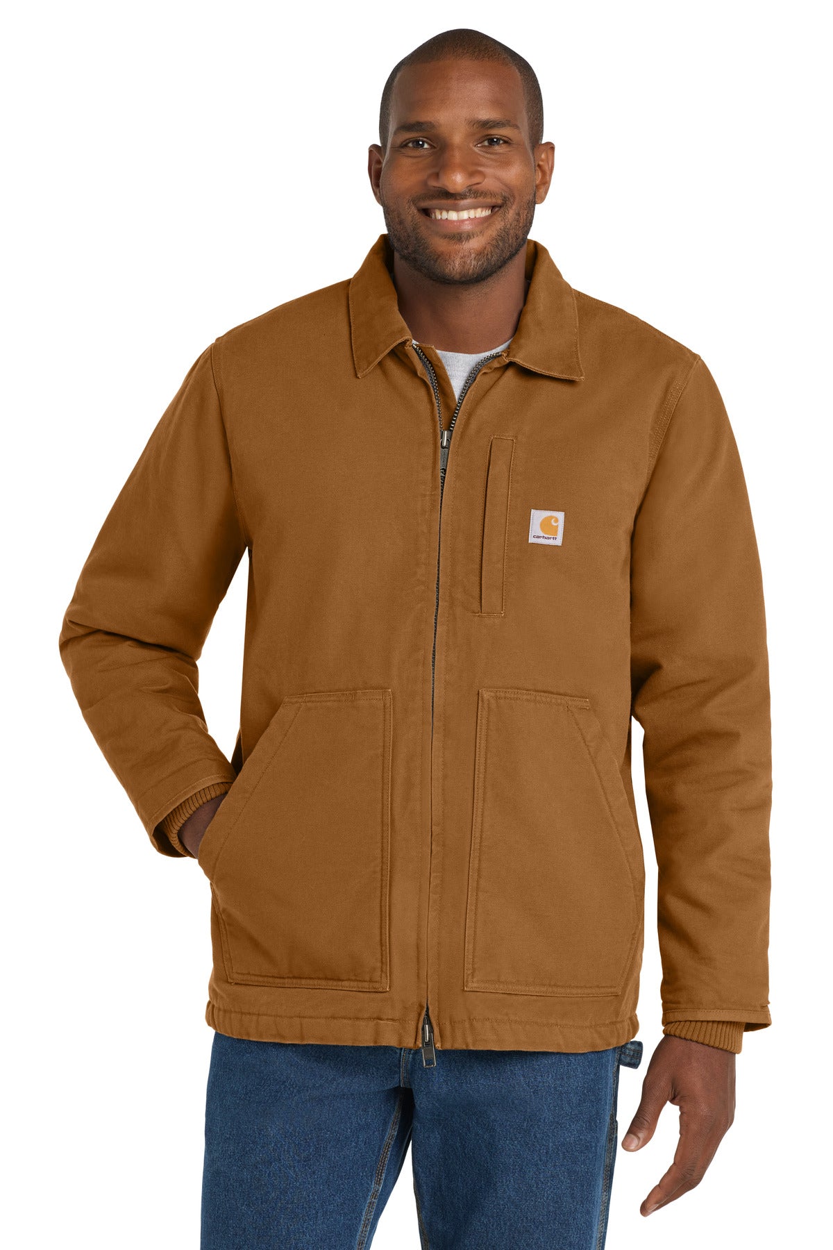 SanMar CTT104293_carharttbrown_model_front.jpg