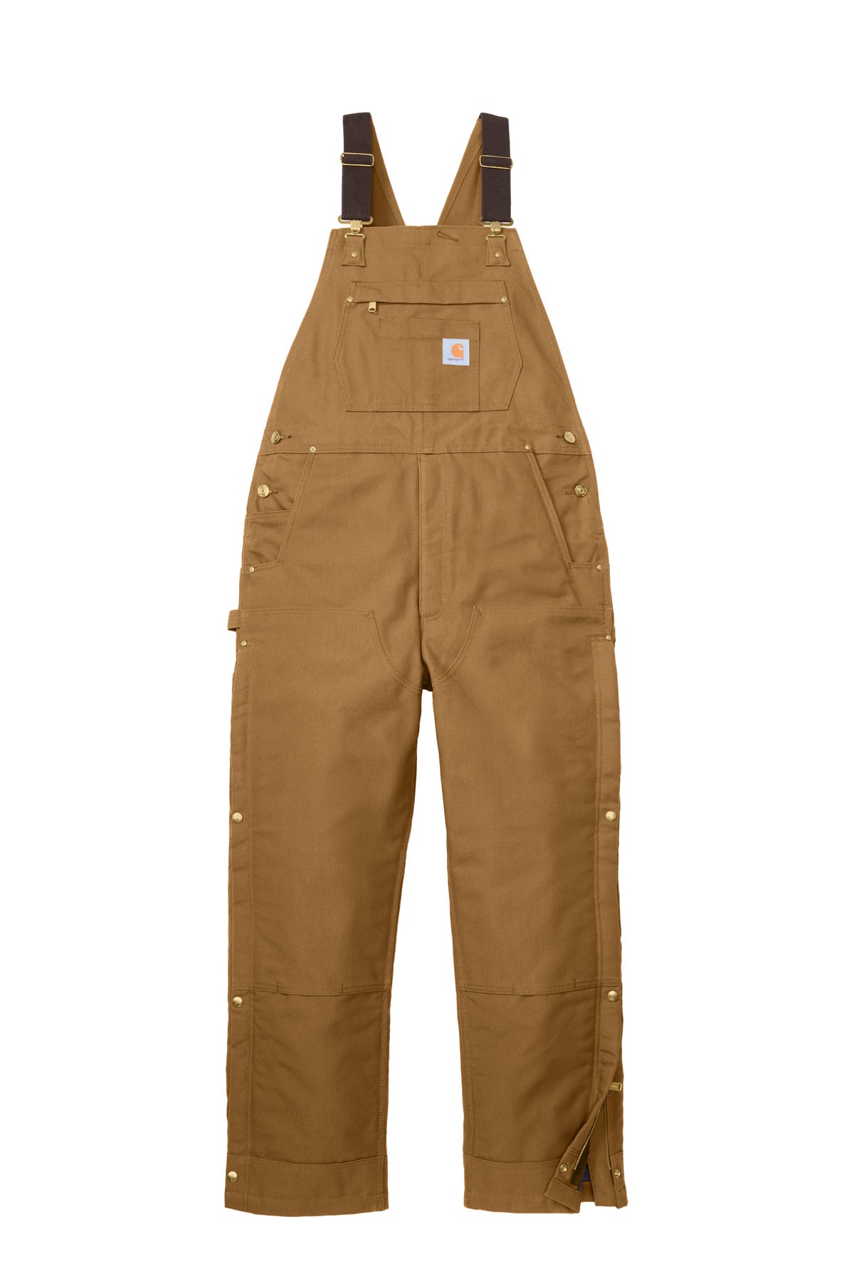 Carhartt Tall Firm Duck Insulated Bib Overalls CTT106672