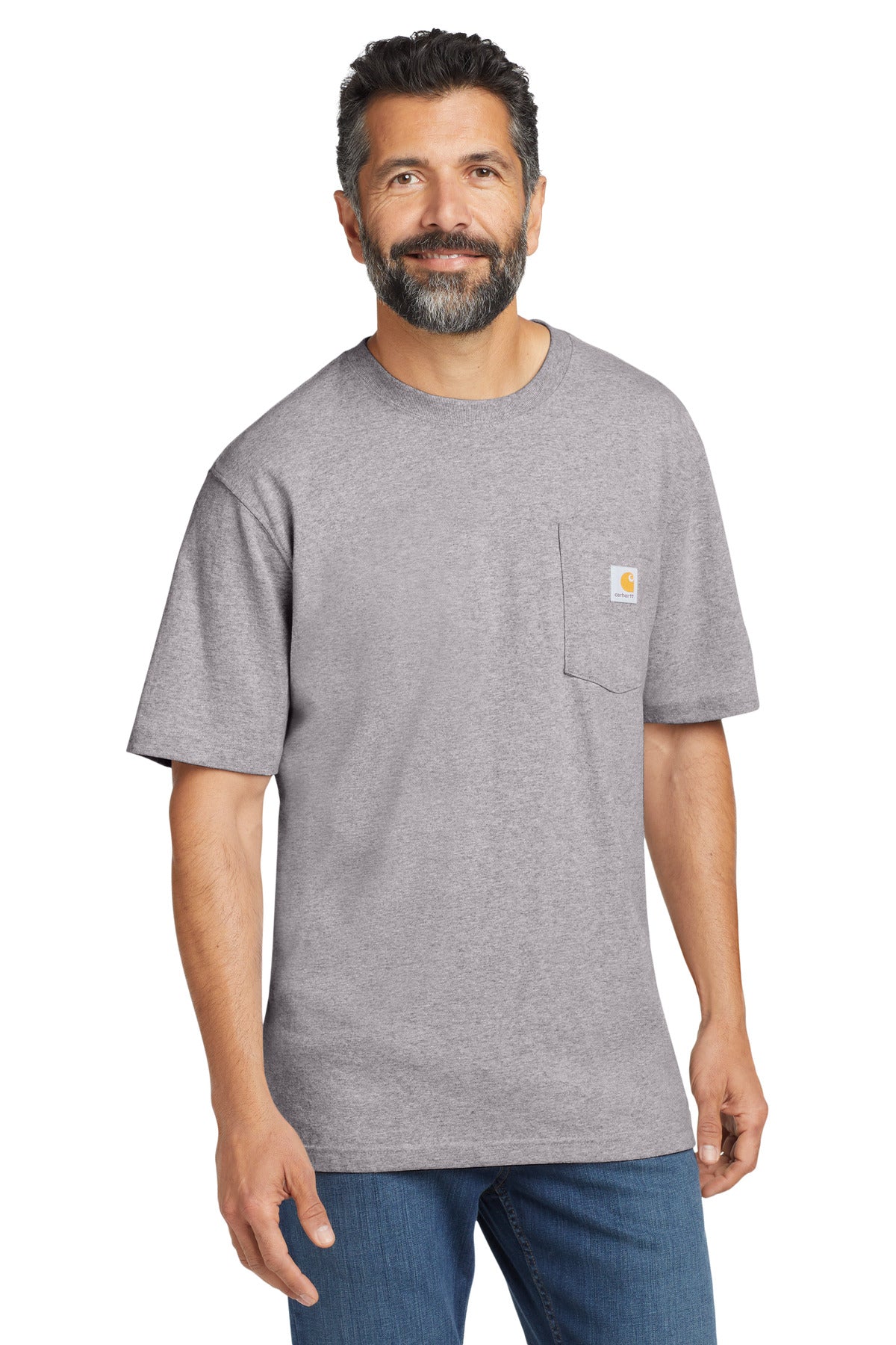 SanMar CTTK87_heathergrey_model_front.jpg