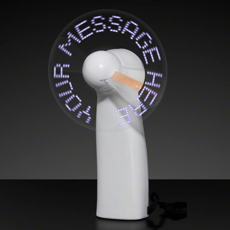 Pre-Programmed Mini Fans with LEDs
