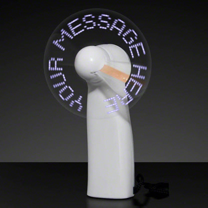 Pre-Programmed Mini Fans with LEDs