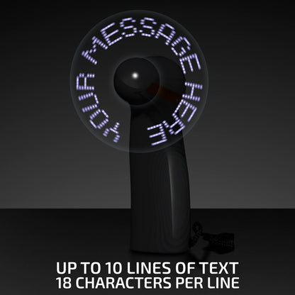 Pre-Programmed Mini Fans with LEDs