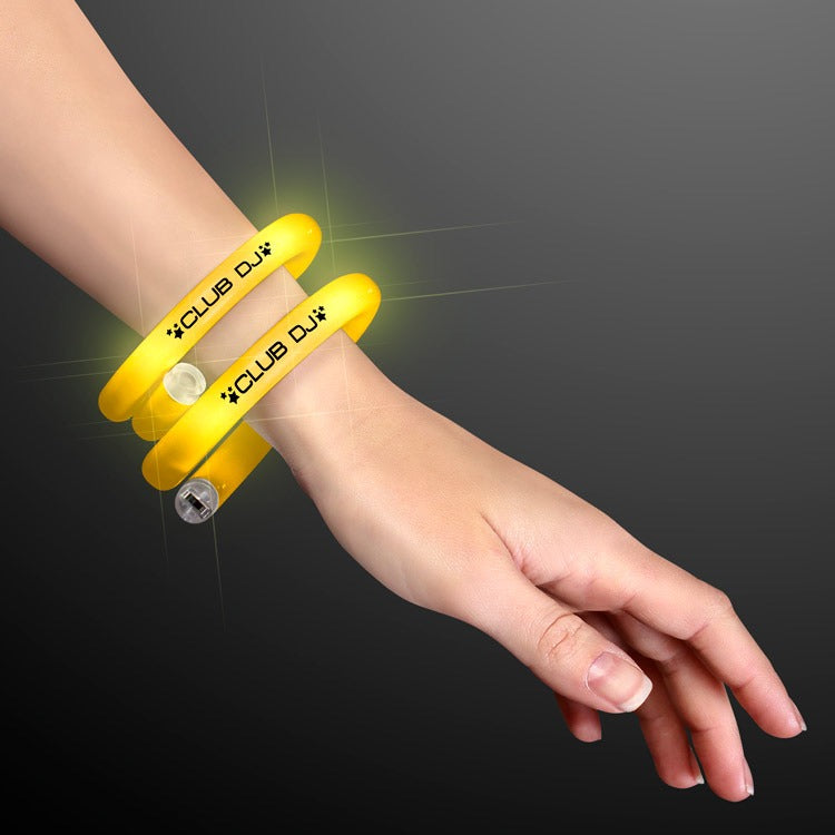LED Light Up Flash Tube Bracelets - Single Colors