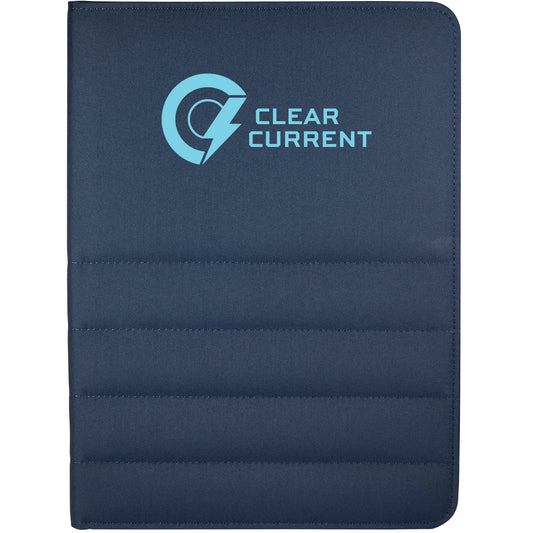 Puffer  Zippered Padfolio with FSC© Recycled Paper