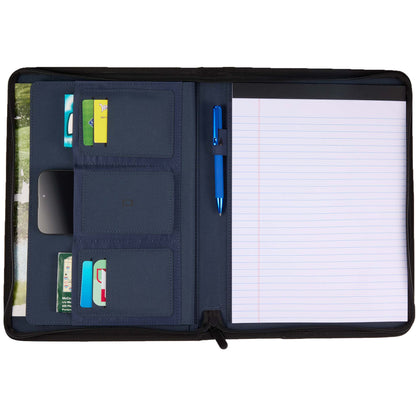 Puffer  Zippered Padfolio with FSC© Recycled Paper