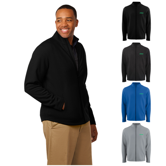 Black Omni Apparatech Men's Full Zip Fleece  - S