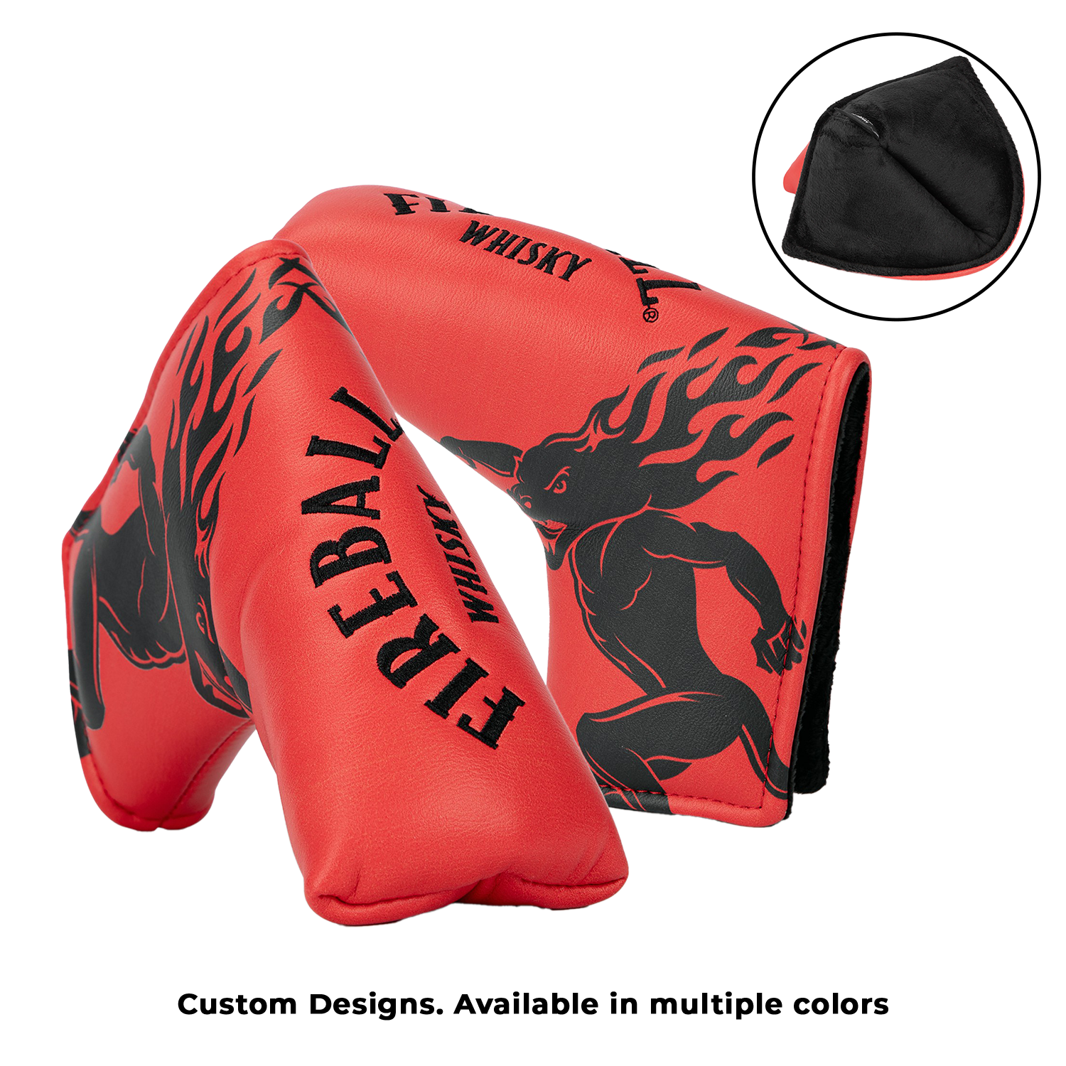 Black Dual Decoration Blade Putter Cover