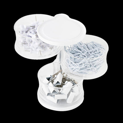 Tower of Clips and Push Pins