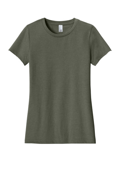 District Women's Perfect Blend CVC Tee. DM108L