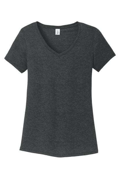 District Women's Perfect Tri V-Neck Tee. DM1350L
