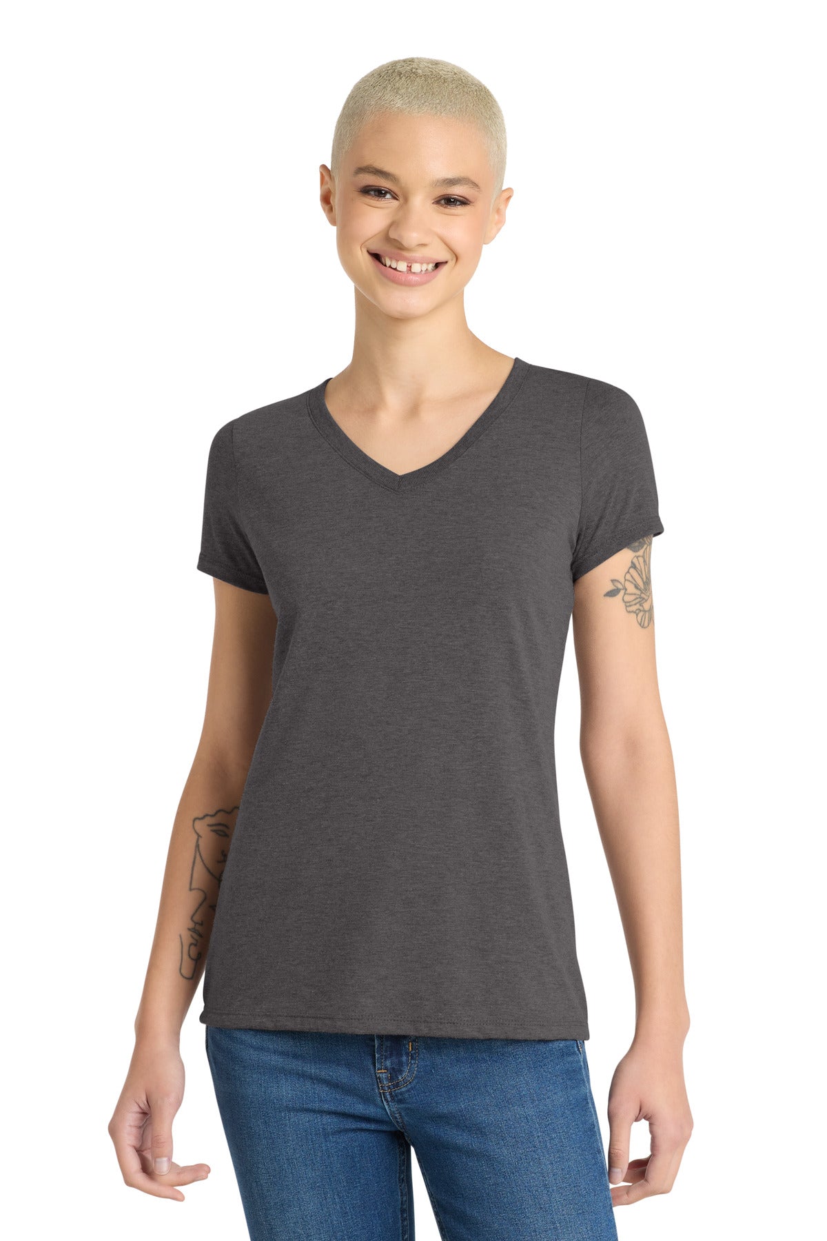 SanMar DM1350L_heatheredcharcoal_model_front.jpg