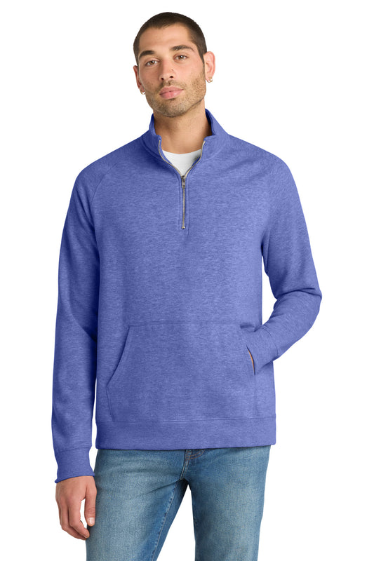 SanMar DM392_heathereddeeproyal_model_front.jpg