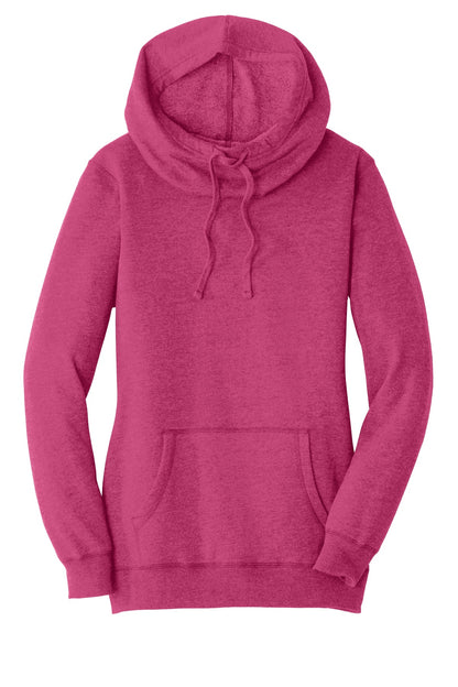 District Women's Lightweight Fleece Hoodie. DM493