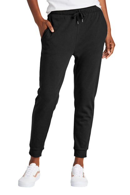 Front View of Black District Women's Perfect Tri Fleece Jogger DT1310  - XL