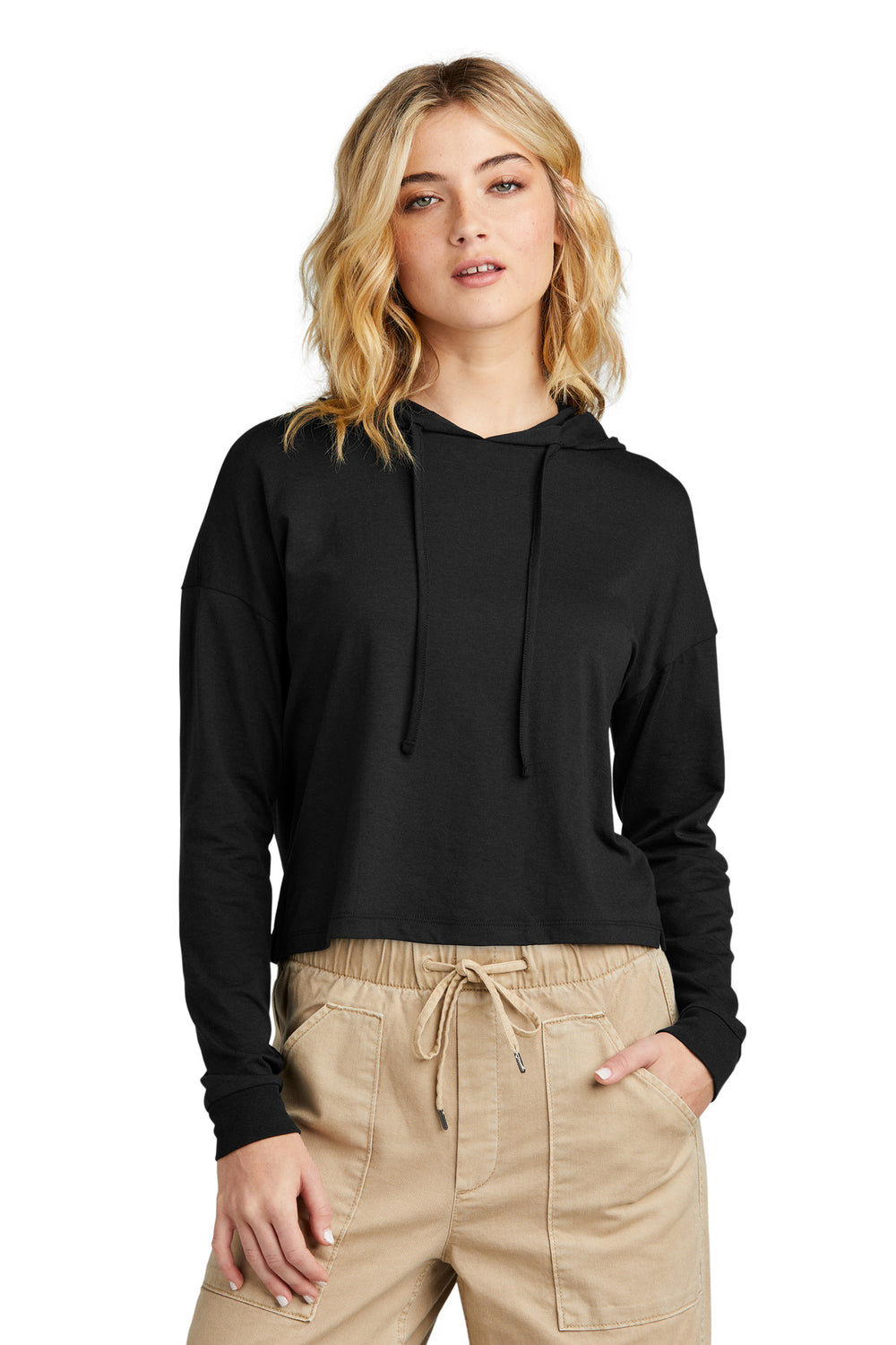 District Women's Perfect Tri Midi Long Sleeve Hoodie