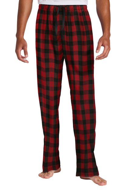 SanMar DT1800_redblackbuffalocheck_model_front.jpg