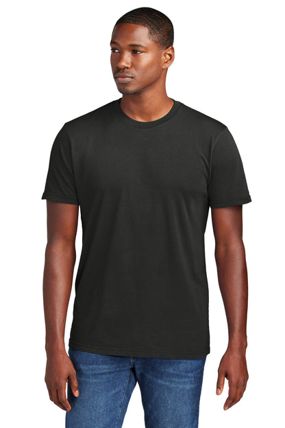 Front View of Black District Wash Tee DT2101  - XS