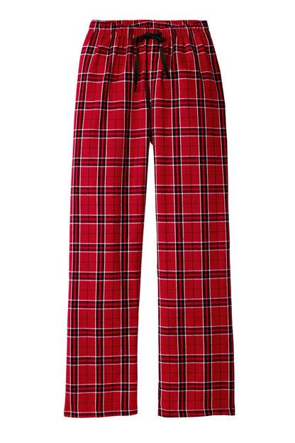 District Women's Flannel Plaid Pant. DT2800