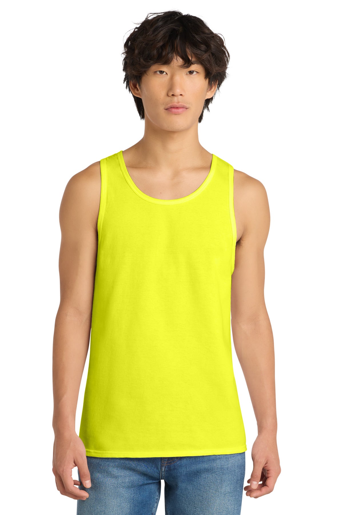 SanMar DT5300_neonyellow_model_front.jpg