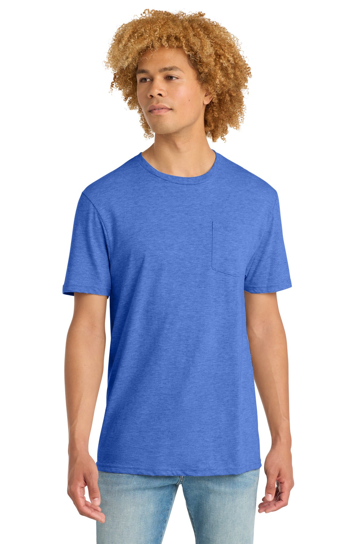 SanMar DT6000P_heatherroyal_model_front.jpg