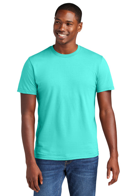 Front View of Aqua District Very Important Tee . DT6000  - XS