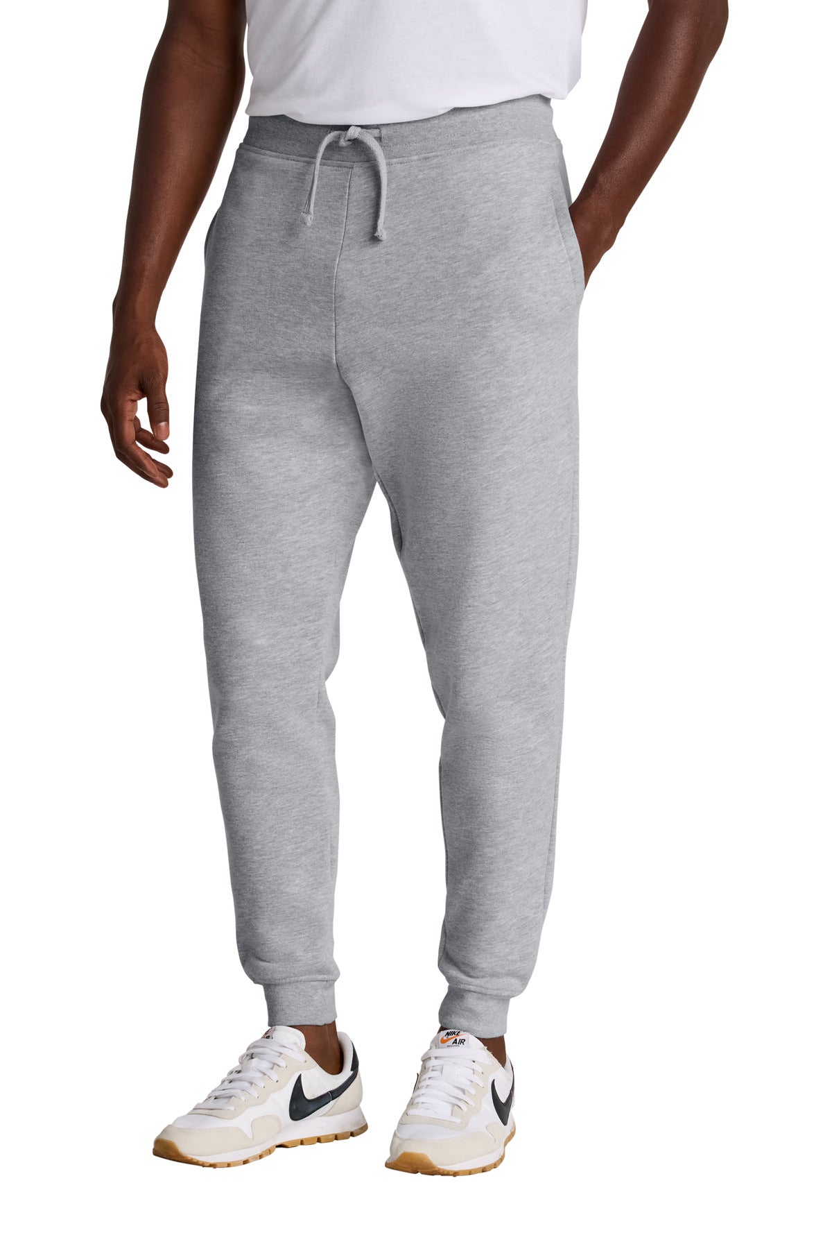 SanMar DT6107_lightheathergrey_model_front.jpg